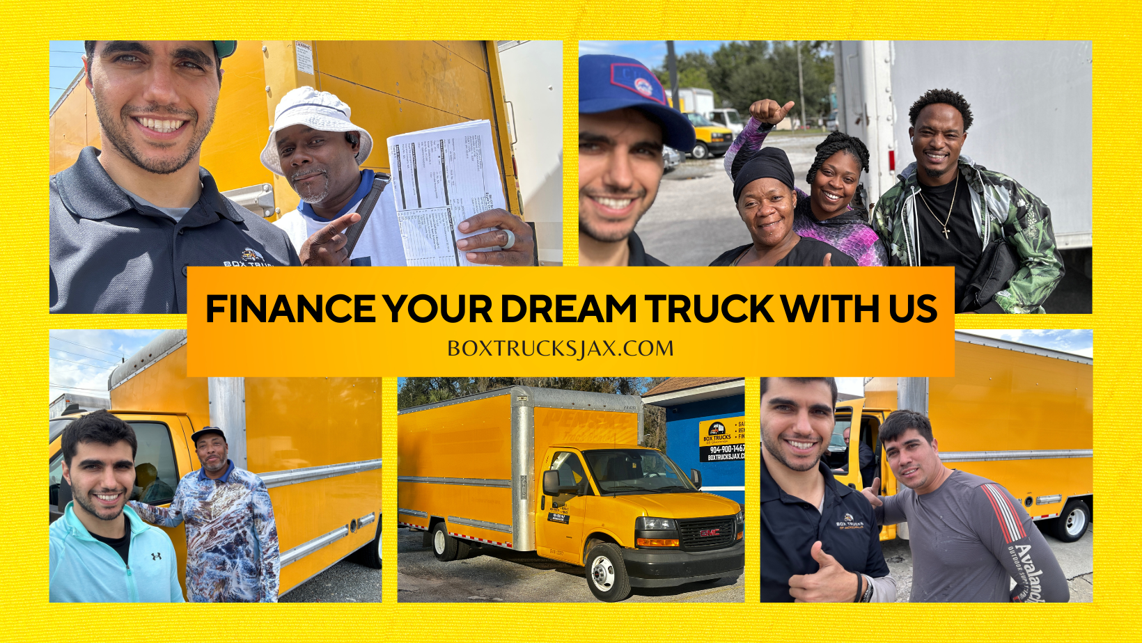 box truck finance poster